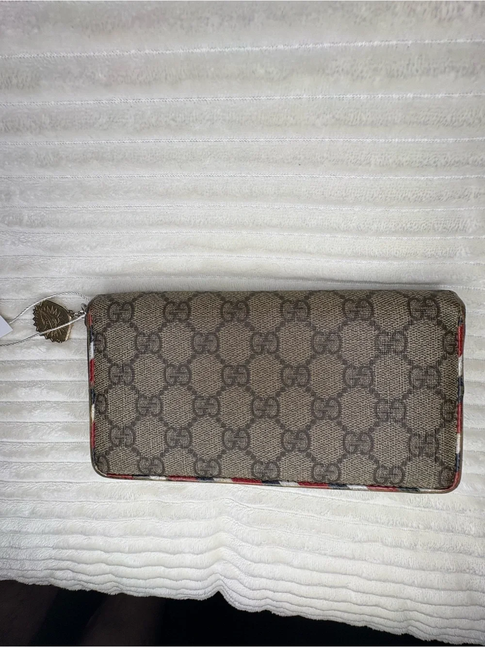 Gucci GG Supreme Bengal UFO Zip Around Wallet Authenticated w Box Very Clean - Picture 9 of 16